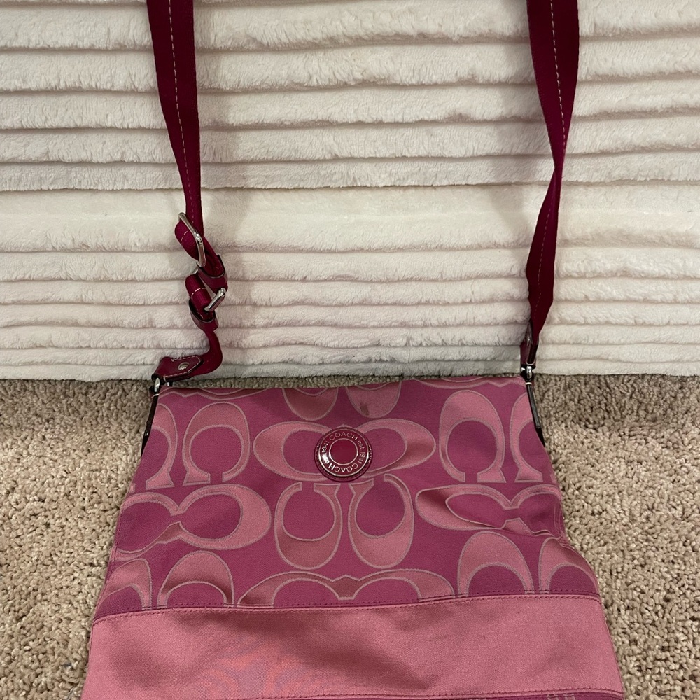 Coach Pink Crossbody Bag